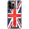 Great Britain Flag iPhone 14 Pro Clear Case