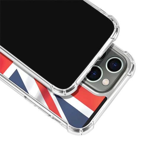 Great Britain Flag iPhone 14 Pro Clear Case