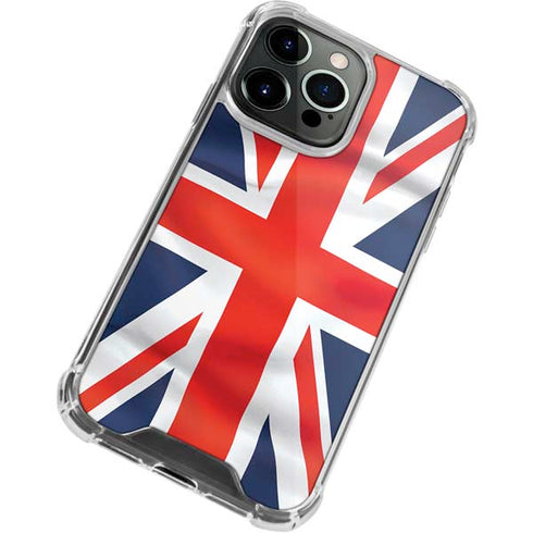 Great Britain Flag iPhone 15 Pro Max Clear Case