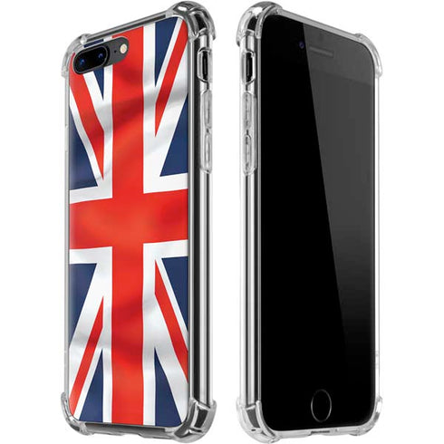 Great Britain Flag iPhone 7/8 Plus Clear Case