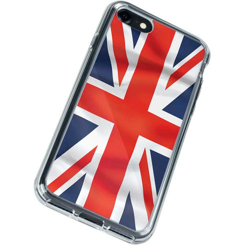 Great Britain Flag iPhone SE (2nd & 3rd Gen) Clear Case