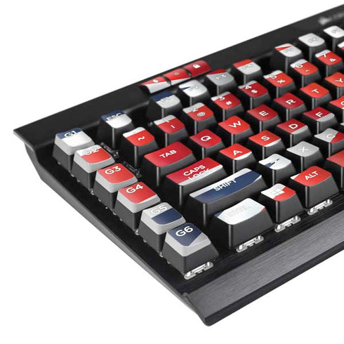 Great Britain Flag K95 RGB PLATINUM Mechanical Gaming Keyboard Skin
