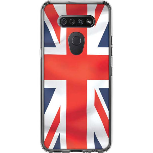 Great Britain Flag LG K51/Q51 Clear Case