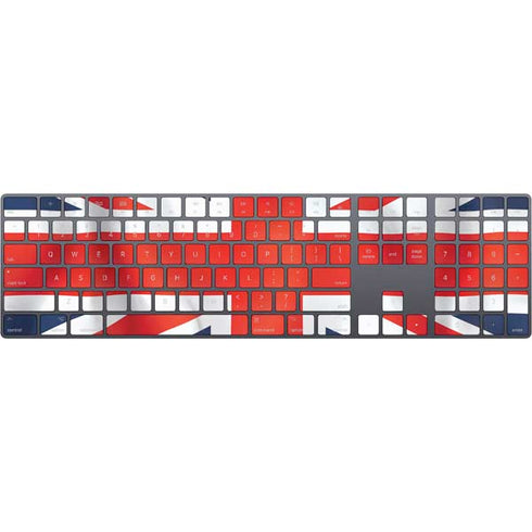 Great Britain Flag Magic Keyboard with Numeric Keypad Skin