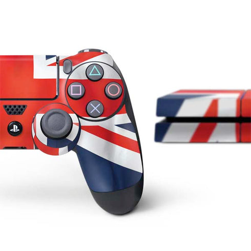 Great Britain Flag PS4 Console and Controller Bundle Skin