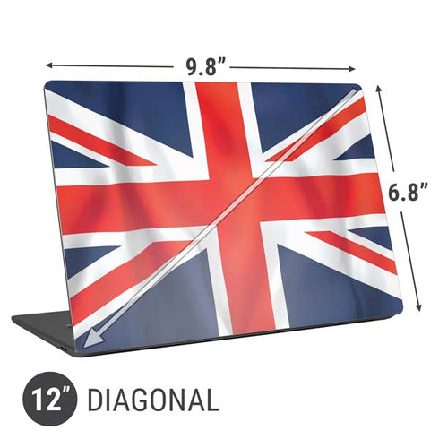 Great Britain Flag Universal Laptop 12in (9.8 x 6.8in) Skin
