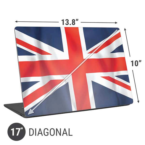 Great Britain Flag Universal Laptop 17in (13.8 x 10in) Skin