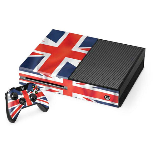 Great Britain Flag Xbox One Console and Controller Bundle Skin