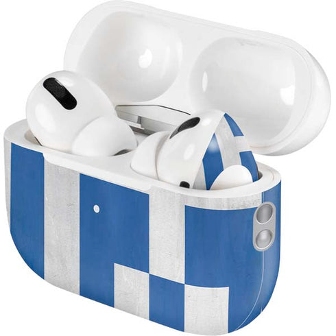 Greece Flag Distressed AirPods Pro 2nd Gen Skin