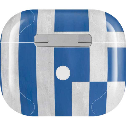 Greece Flag Distressed Apple AirPods (3rd Gen 2021) Skin