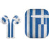 Greece Flag Distressed Apple AirPods Skin