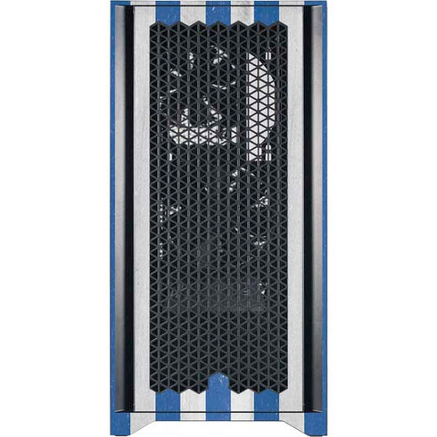 Greece Flag Distressed Corsair 4000D Tempered Glass Mid-Tower ATX Case Skin