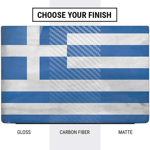 Greece Flag Distressed Dell Vostro Skin