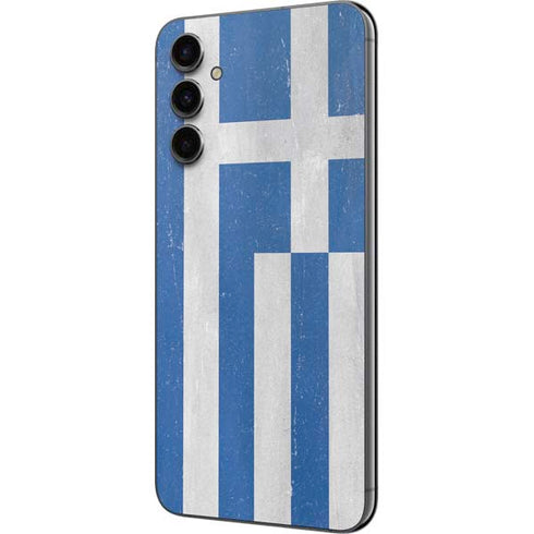 Greece Flag Distressed Galaxy A14 5G Skin