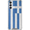 Greece Flag Distressed Galaxy A15 5G Clear Case