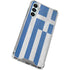 Greece Flag Distressed Galaxy A15 5G Clear Case