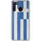 Greece Flag Distressed Galaxy A21 Clear Case