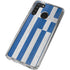 Greece Flag Distressed Galaxy A21 Clear Case