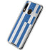 Greece Flag Distressed Galaxy A30 Clear Case
