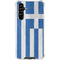 Greece Flag Distressed Galaxy A54 5G Clear Case