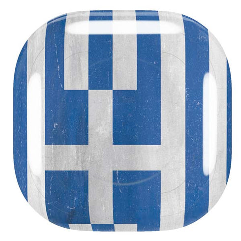 Greece Flag Distressed Galaxy Buds Live Skin