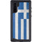 Greece Flag Distressed Galaxy Note 10 Waterproof Case