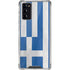Greece Flag Distressed Galaxy Note20 5G Clear Case