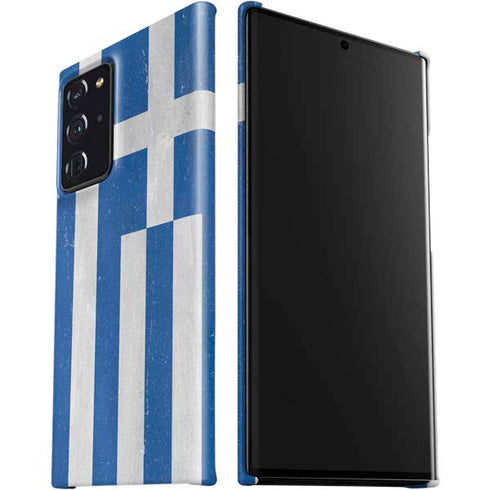 Greece Flag Distressed Galaxy Note20 Ultra 5G Lite Case