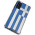Greece Flag Distressed Galaxy S20 FE Clear Case