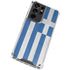 Greece Flag Distressed Galaxy S21 Ultra 5G Clear Case
