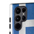Greece Flag Distressed Galaxy S22 Ultra Pro Case