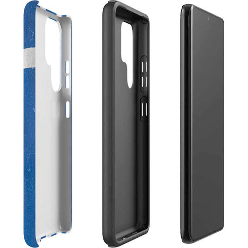 Greece Flag Distressed Galaxy S22 Ultra Pro Case