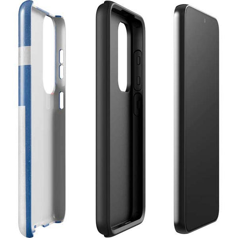 Greece Flag Distressed Galaxy S23 Plus Pro Case