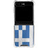 Greece Flag Distressed Galaxy Z Flip5 5G Clear Case