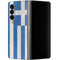 Greece Flag Distressed Galaxy Z Fold4 5G Skin