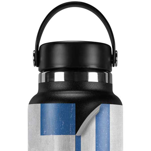 Greece Flag Distressed Hydro Flask 32oz Wide Mouth Skin