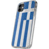 Greece Flag Distressed iPhone 11 Clear Case