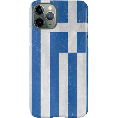 Greece Flag Distressed iPhone 11 Pro Lite Case