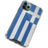 Greece Flag Distressed iPhone 11 Pro Max Clear Case