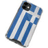 Greece Flag Distressed iPhone 12 Clear Case