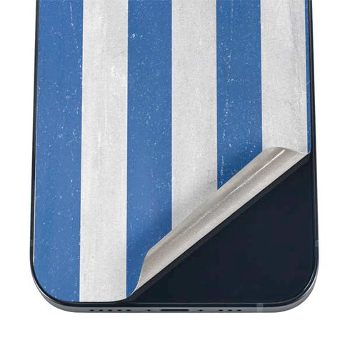 Greece Flag Distressed iPhone 12 Skin