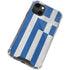 Greece Flag Distressed iPhone 13 Mini Clear Case