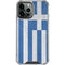 Greece Flag Distressed iPhone 13 Pro Max Clear Case