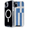 Greece Flag Distressed iPhone 14 MagSafe Case