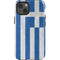 Greece Flag Distressed iPhone 14 Impact Case