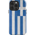Greece Flag Distressed iPhone 14 Pro Impact Case