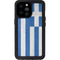 Greece Flag Distressed iPhone 14 Pro Max Waterproof Case