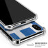 Greece Flag Distressed iPhone XS Max Clear Case