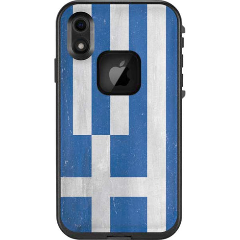 Greece Flag Distressed LifeProof Fre iPhone Skin