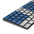 Greece Flag Distressed Magic Keyboard with Numeric Keypad Skin